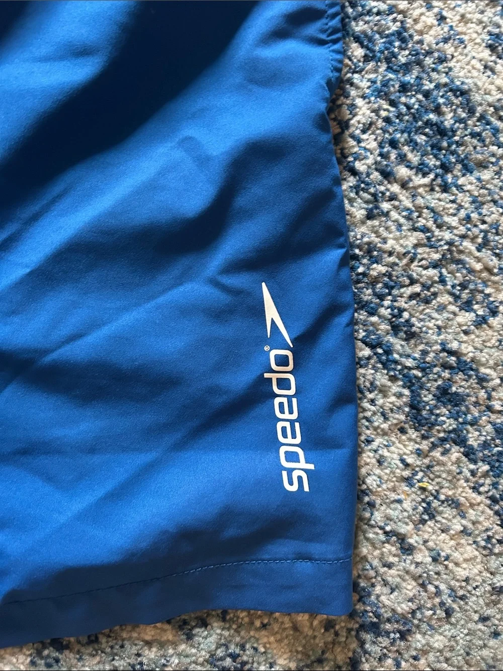 Speedo Men’s Royal Blue Swim Trunks with Drawstring